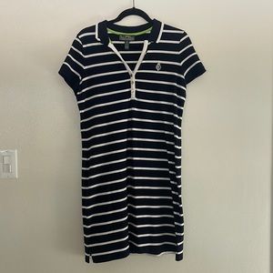 Vintage Ralph Lauren Active Striped Dress US L